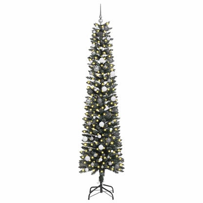 Artificial Christmas Tree with 300 LEDs Green 94.49 in