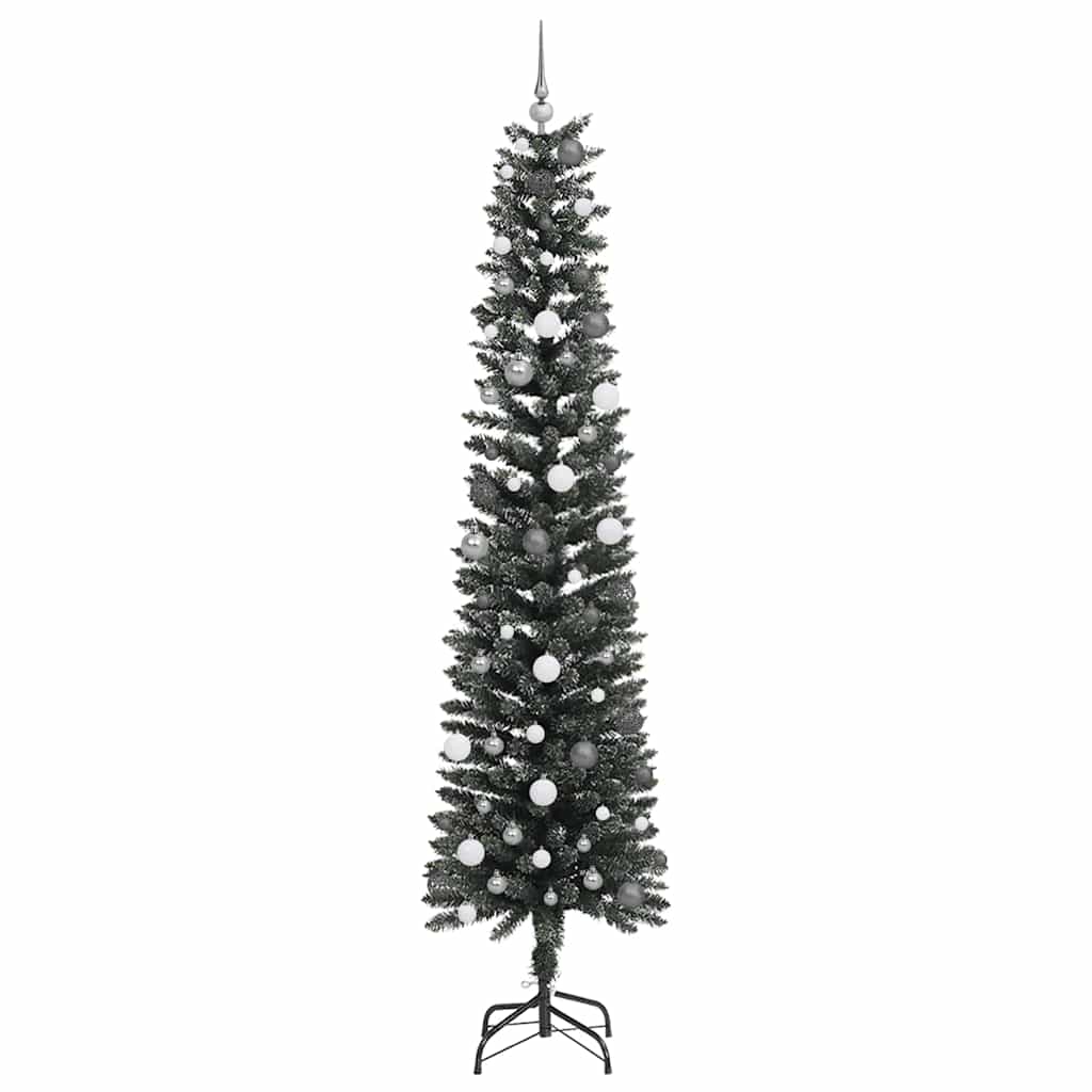 Artificial Christmas Tree with 300 LEDs Green 94.49 in