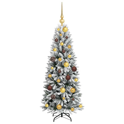 Artificial Christmas Tree with 150 LEDs White 47.24 in