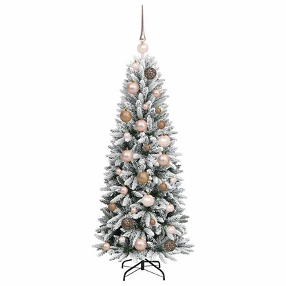 Artificial Christmas Tree with 150 LEDs White 47.24 in