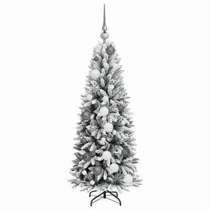 Artificial Christmas Tree with 150 LEDs White 47.24 in
