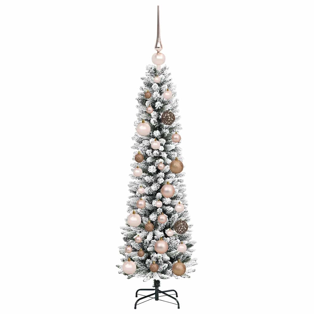 Artificial Christmas Tree with 150 LEDs White 47.24 in
