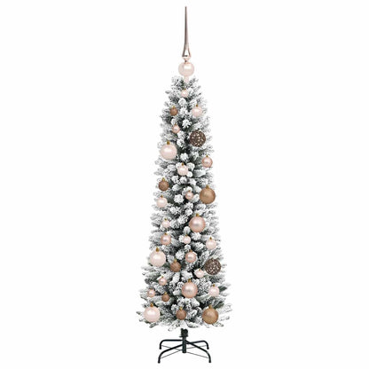 Artificial Christmas Tree with 150 LEDs White 47.24 in