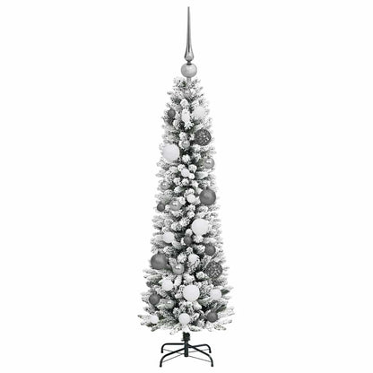 Artificial Christmas Tree with 150 LEDs White 47.24 in