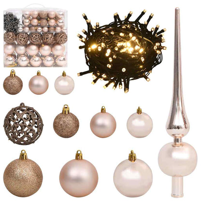 Artificial Christmas Tree White 70.9" PVC and Metal and Plastic