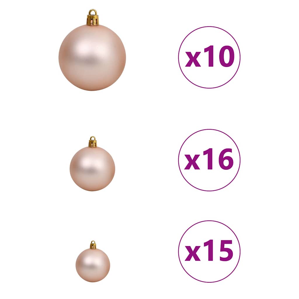 Artificial Christmas Tree White 94.5" PVC and Metal and Plastic