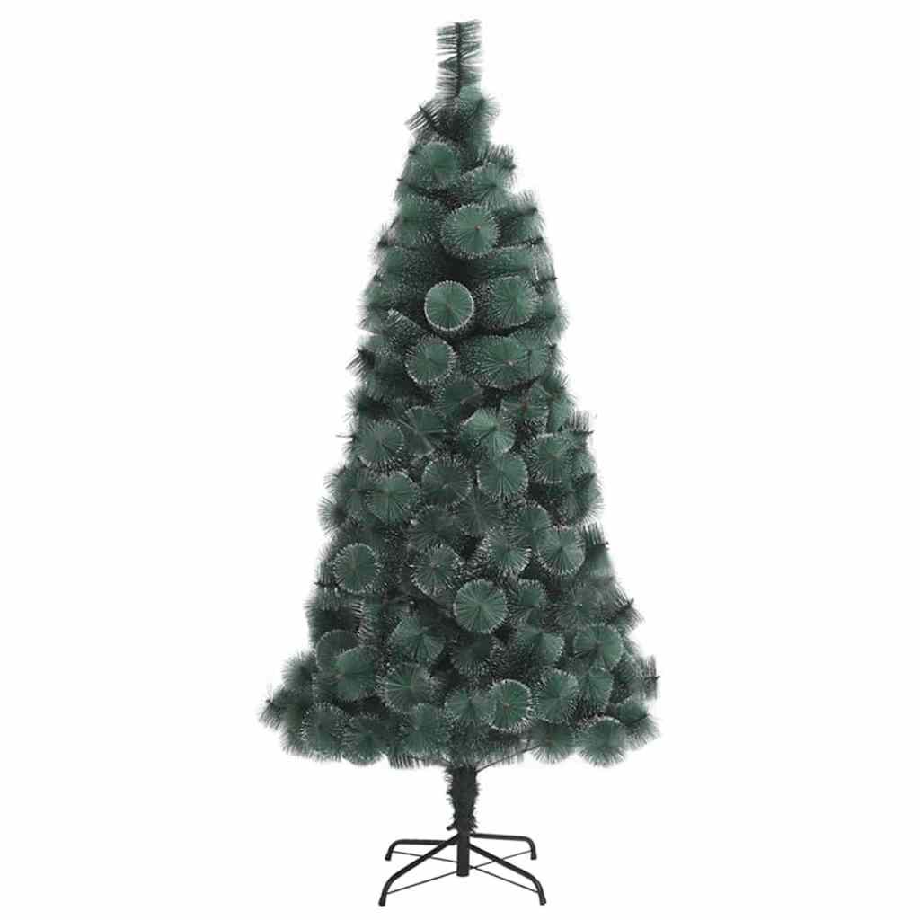 Artificial Pre-lit Christmas Tree with 300 LEDs Green 70.9" PET