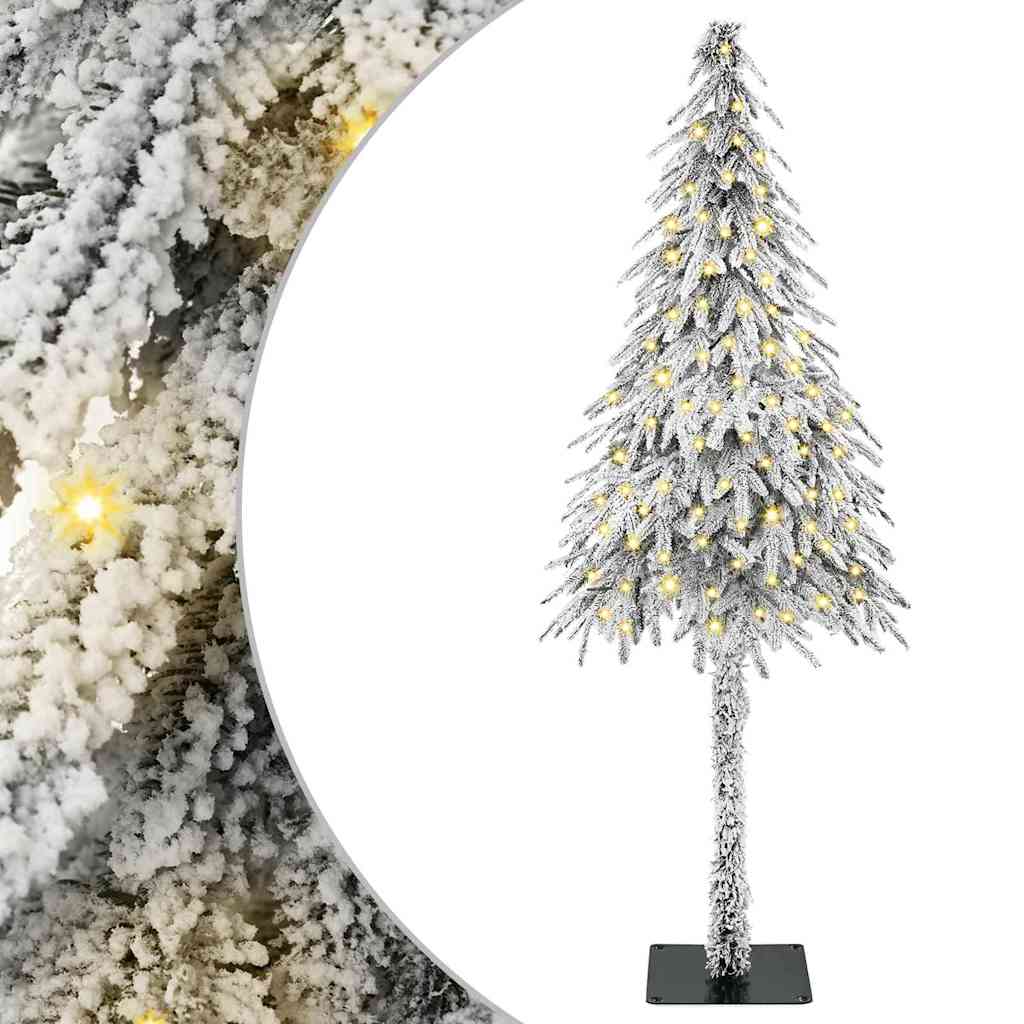 Christmas Tree with 150 LEDs White 59.1" PE and Steel