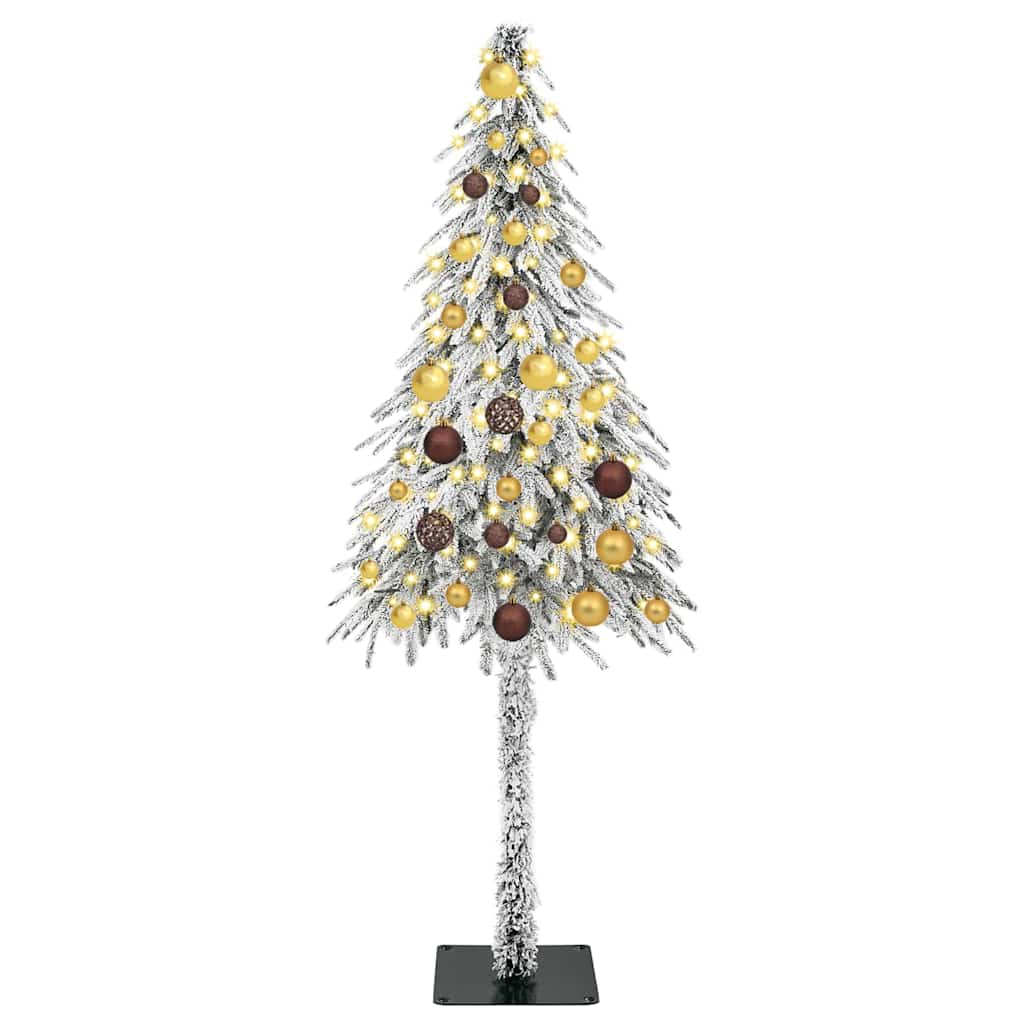 Christmas Tree with 150 LEDs White 59.1" PE and Steel