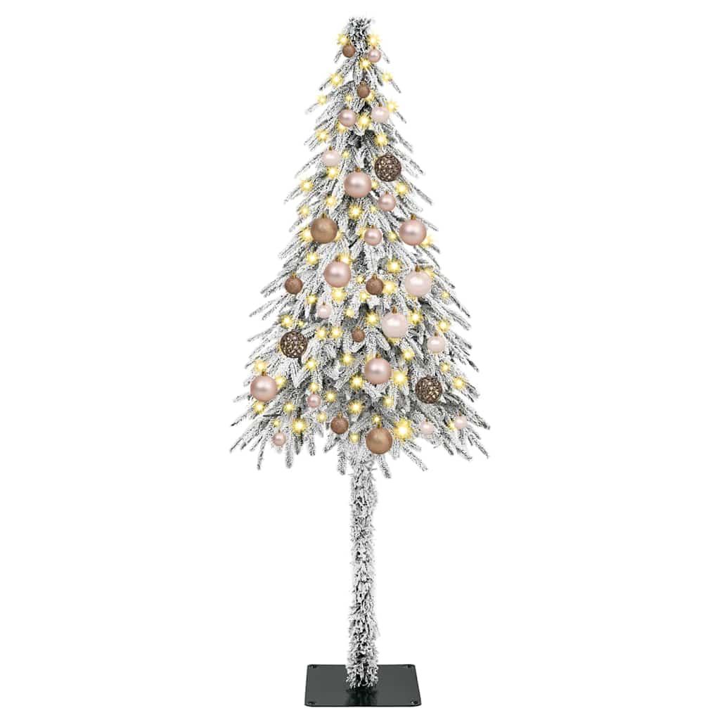 Christmas Tree with 150 LEDs White 59.1" PE and Steel