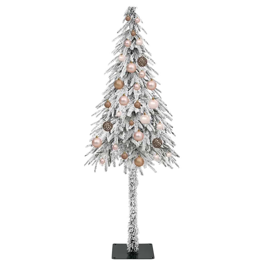 Christmas Tree with 150 LEDs White 59.1" PE and Steel