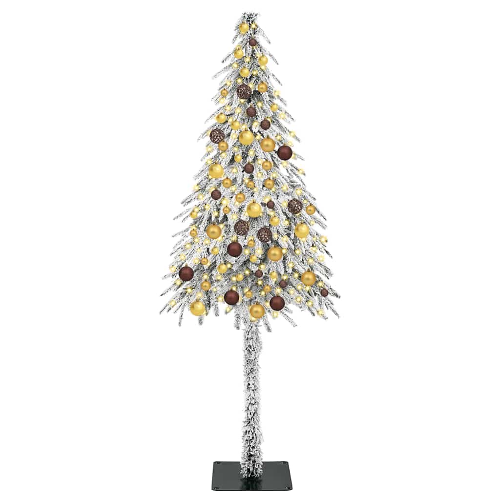 Christmas Tree with 300 LEDs White 70.9" PE and Steel