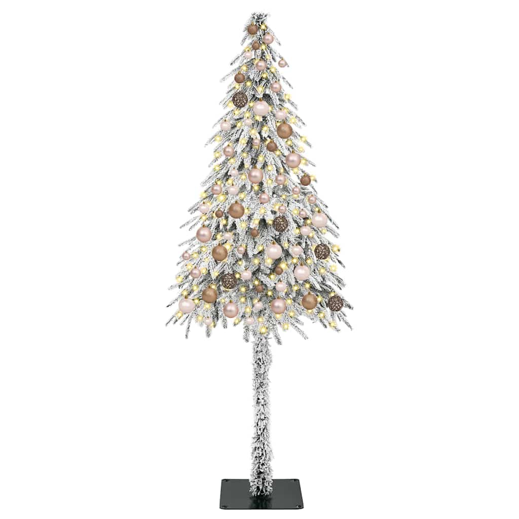 Christmas Tree with 300 LEDs White 70.9" PE and Steel