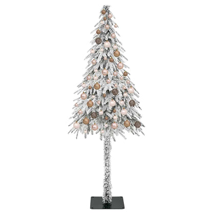 Christmas Tree with 300 LEDs White 70.9" PE and Steel
