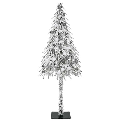 Christmas Tree with 300 LEDs White 70.9" PE and Steel