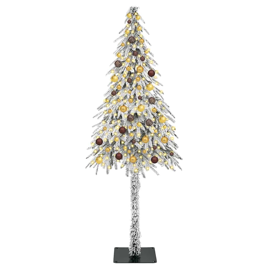 Christmas Tree with 300 LEDs White 82.7" PE and Steel