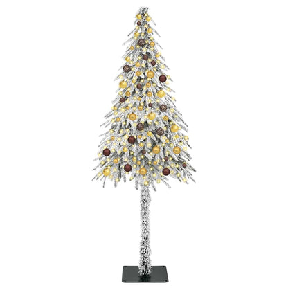 Christmas Tree with 300 LEDs White 82.7" PE and Steel