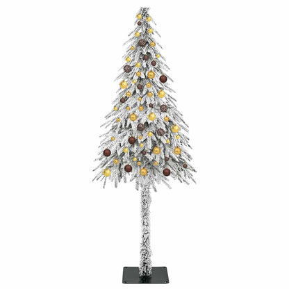 Christmas Tree with 300 LEDs White 82.7" PE and Steel