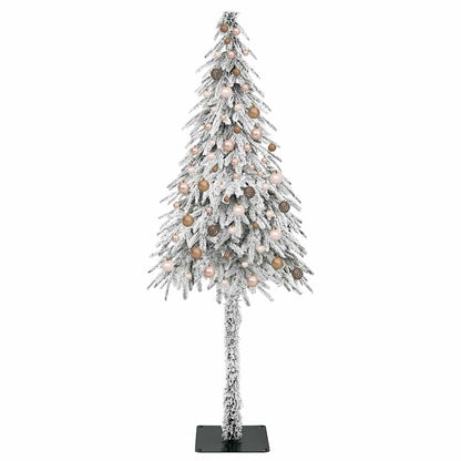 Christmas Tree with 300 LEDs White 82.7" PE and Steel