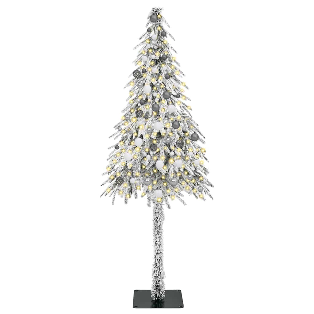 Christmas Tree with 300 LEDs White 82.7" PE and Steel
