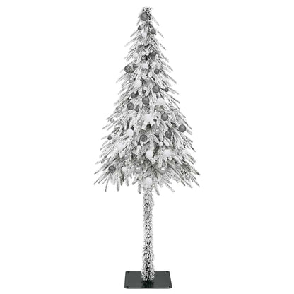 Christmas Tree with 300 LEDs White 82.7" PE and Steel