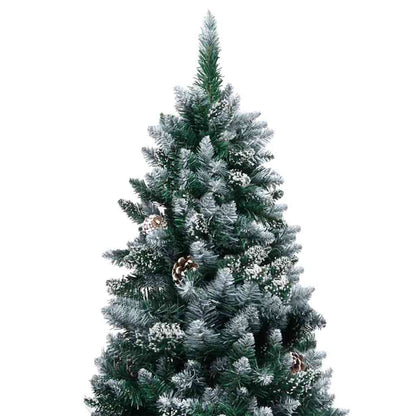 Artificial Christmas Tree Green 70.9" PVC and Steel and Plastic