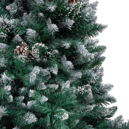 Artificial Christmas Tree Green 70.9" PVC and Steel and Plastic