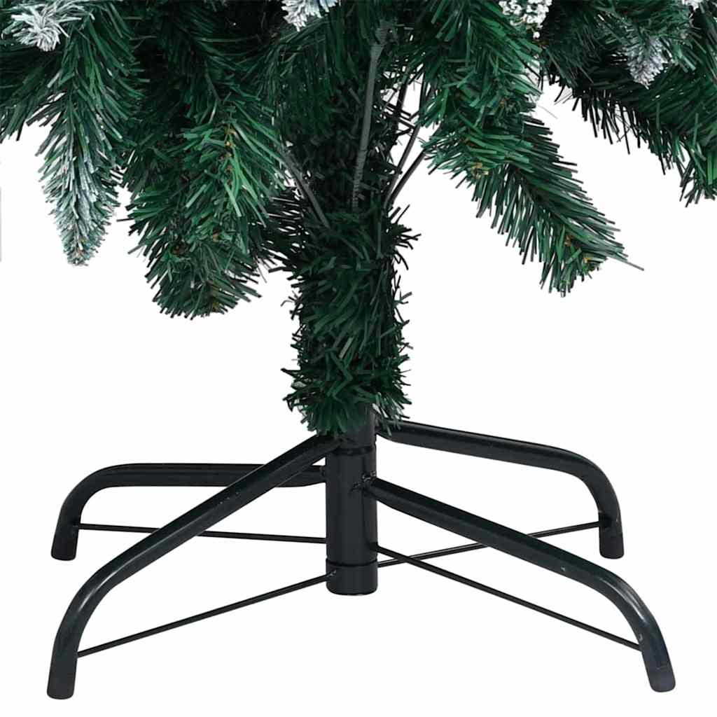 Artificial Christmas Tree Green 70.9" PVC and Steel and Plastic