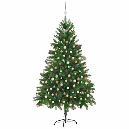 Christmas Tree with 300 LEDs with Stand Green 70.9" PE