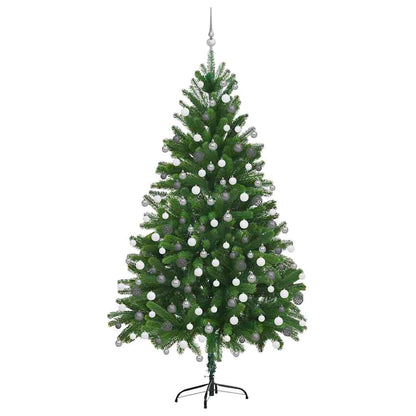 Christmas Tree with 300 LEDs with Stand Green 70.9" PE