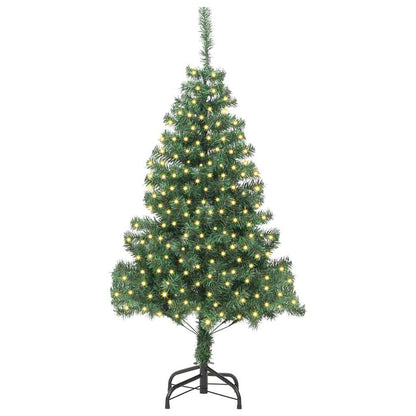 Christmas Tree with 300 LEDs with Stand Green 70.9" PVC
