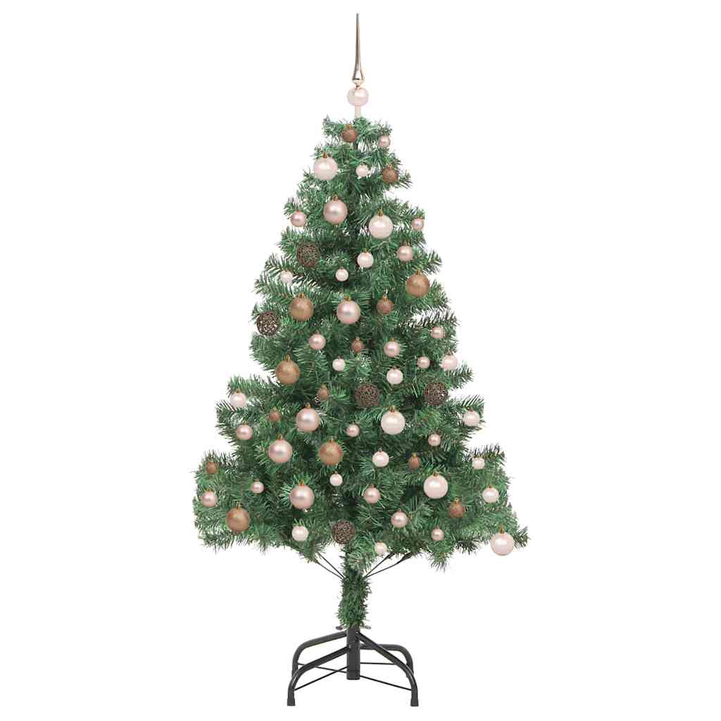 Christmas Tree with 300 LEDs with Stand Green 70.9" PVC