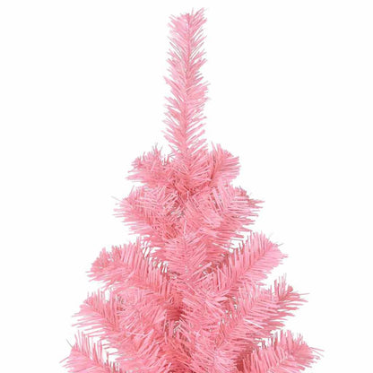 Christmas Tree with 300 LEDs with Stand Pink 70.9" PVC