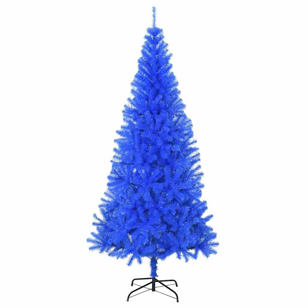 Christmas Tree with 300 LEDs with Stand Blue 70.9" PVC