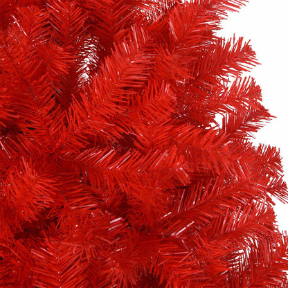 Christmas Tree with 300 LEDs with Stand Red 70.9" PVC