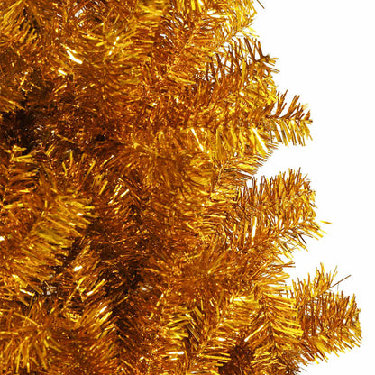 Christmas Tree with 300 LEDs with Stand Gold 70.9" PET