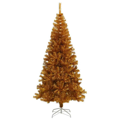 Christmas Tree with 300 LEDs with Stand Gold 70.9" PET