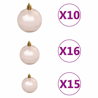Christmas Tree with 300 LEDs with Stand Gold 70.9" PET