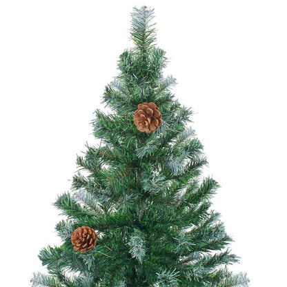 Artificial Christmas Tree with Stand Green 70.9" PVC and Steel