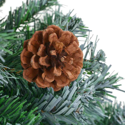 Artificial Christmas Tree with Stand Green 70.9" PVC and Steel