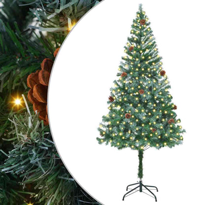 Artificial Christmas Tree with Stand Green 70.9" PVC and Steel