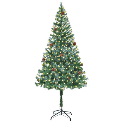 Artificial Christmas Tree with Stand Green 70.9" PVC and Steel