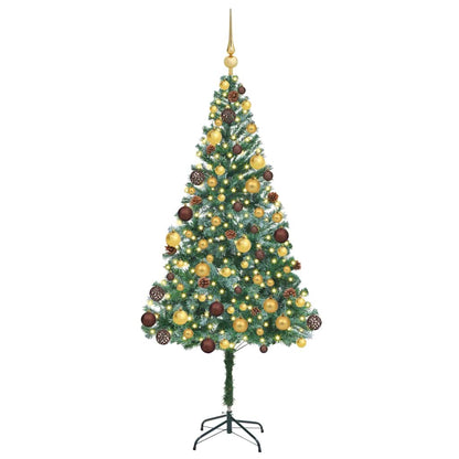 Artificial Christmas Tree with Stand Green 70.9" PVC and Steel