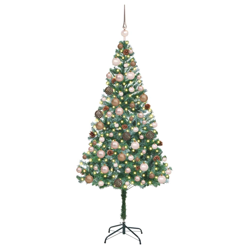 Artificial Christmas Tree with Stand Green 70.9" PVC and Steel
