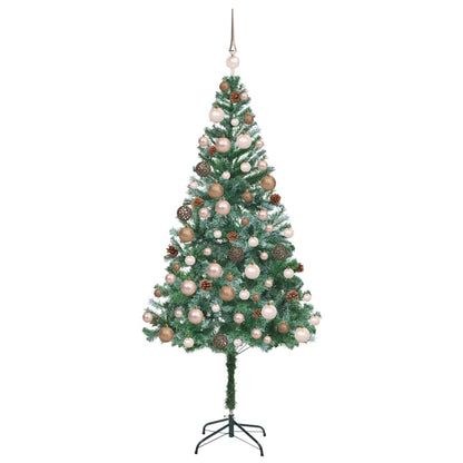 Artificial Christmas Tree with Stand Green 70.9" PVC and Steel