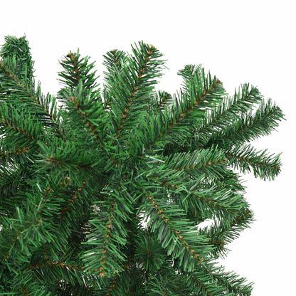 Upside-down Artificial Pre-lit Christmas Tree Green 70.9" PVC