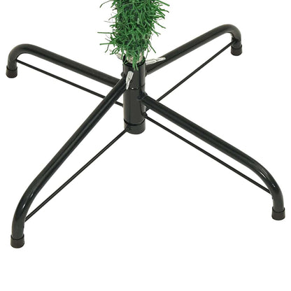 Upside-down Artificial Pre-lit Christmas Tree Green 70.9" PVC