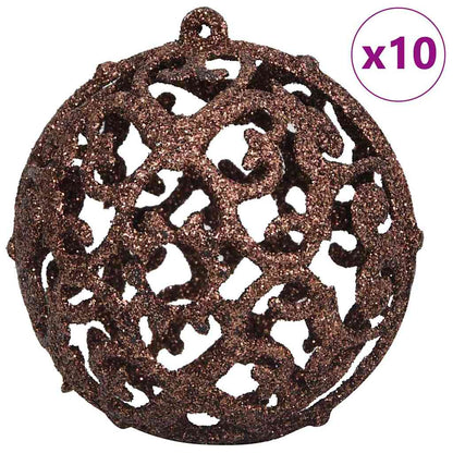 Upside-down Artificial Pre-lit Christmas Tree with Ball Set