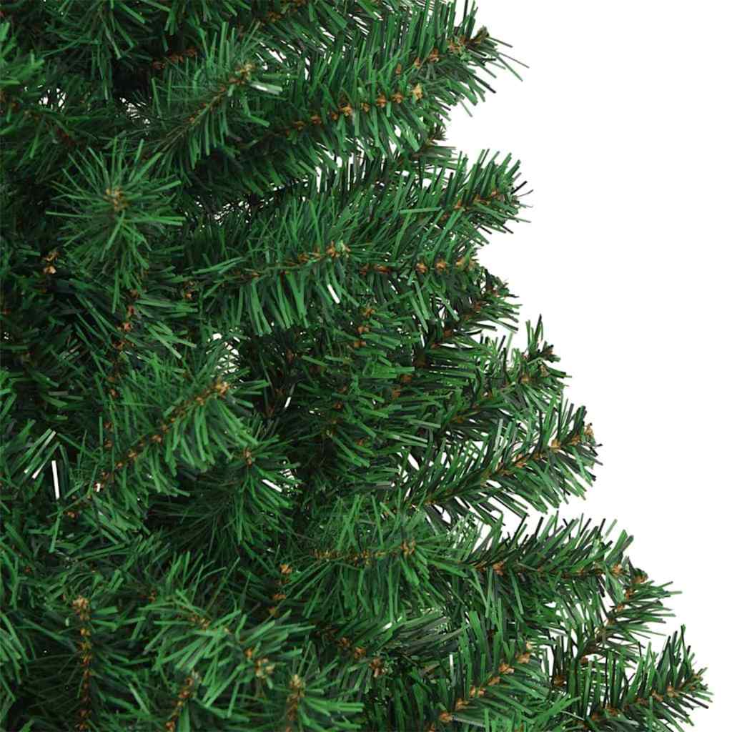 Artificial Christmas Tree Green 70.9" PVC and Steel and Plastic