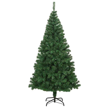 Artificial Christmas Tree Green 70.9" PVC and Steel and Plastic
